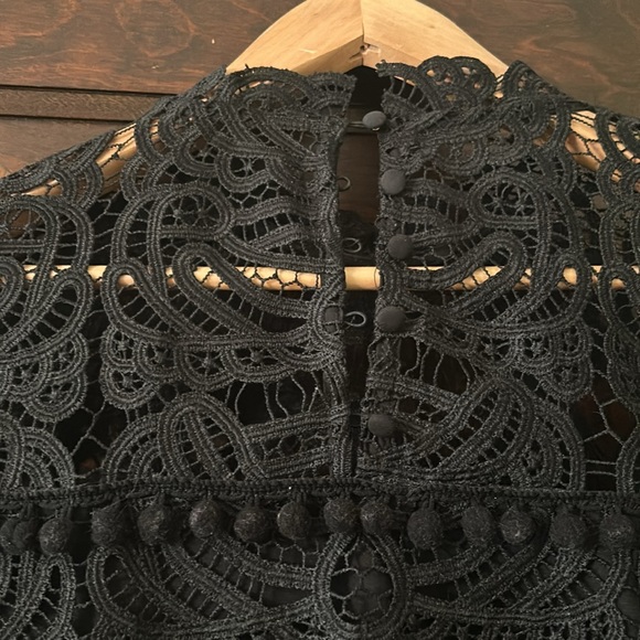 Tularosa Holly black lace top. - Picture 8 of 9